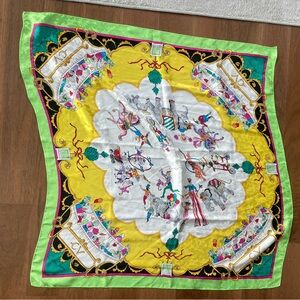 Vibrant Multicolor Silk Scarf